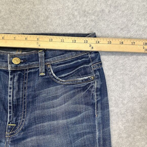 7 for All Mankind Jeans Women’s 27 Light Wash Flare Denim Bell‎ Bottom Western - Picture 4 of 16